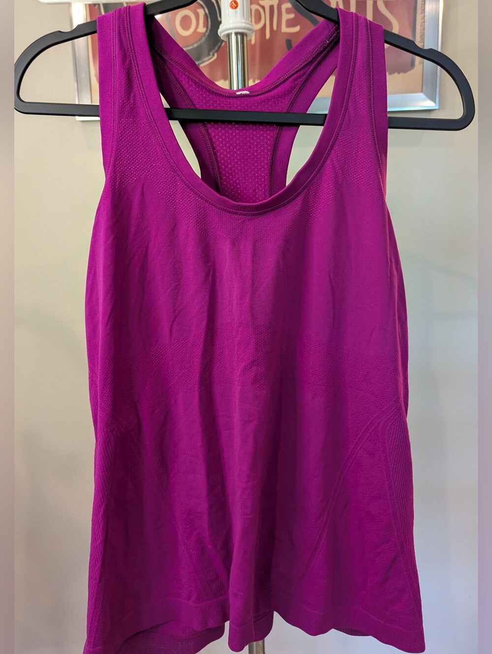 $18 Lululemon Size 12 - Tech Racerback Tank Top Magenta Purple EUC **No Tags**